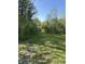 Green lawn, with scattered trees, creating a lush and inviting outdoor space at 10770 W 650 S, Columbus, IN 47201