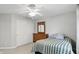 Bright bedroom featuring a closet and a dresser, creating a comfortable space at 11341 Abercairn Ct, Zionsville, IN 46077