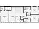 Second floor layout featuring 3 bedrooms, 3 bathrooms, a lounge, and laundry room at 1509 Chatham Rdg Ct, Westfield, IN 46074