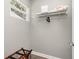 A walk-in closet featuring shelving, hanging space, and practical storage solutions for organized living at 1641 N Cornell Ave, Indianapolis, IN 46202