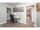 A stylish home office with modern furniture is perfect for a productive work environment at 1641 N Cornell Ave, Indianapolis, IN 46202