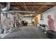 Unfinished basement area provides plenty of storage and utility space at 1840 W 100 N, Columbus, IN 47201