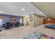 Large bonus room with dedicated office space and lots of room for activities at 1840 W 100 N, Columbus, IN 47201