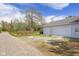 Detached garage, exterior view showing the two-car access at 1840 W 100 N, Columbus, IN 47201