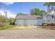 Detached two-car garage with ample parking space at 1840 W 100 N, Columbus, IN 47201