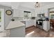 Well-equipped kitchen with stainless steel appliances and white cabinetry at 223 Haldale Dr, Carmel, IN 46032
