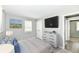 Relaxing bedroom with an open view, comfortable queen bed and closet space at 251 S 12Th Ave, Beech Grove, IN 46107