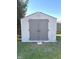 Close up of the shed in the backyard at 2629 Calabash Dr, Indianapolis, IN 46217