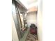 Image shows a utility closet with a water heater, furnace, and shelf at 2629 Calabash Dr, Indianapolis, IN 46217
