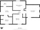 Detailed floor plan illustrating the layout of this home, including key dimensions and room placements at 314 N Reisner St, Indianapolis, IN 46222