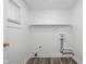 Utility room features wood floors, convenient shelving, and available hookups at 344 N Addison St, Indianapolis, IN 46222