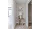 Hallway with table, decor and easy access to the other rooms in the house at 4722 E Shadowbrook Dr, Camby, IN 46113