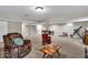 Spacious basement features flexible living and exercise spaces at 6340 Monitor Ln, Indianapolis, IN 46220