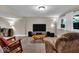 Cozy basement with carpet, perfect for a movie night at 6340 Monitor Ln, Indianapolis, IN 46220