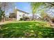 A large backyard with plenty of room for activities and mature trees at 6373 Thornridge Dr, Avon, IN 46123