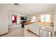 Inviting living room visible from landing, offering a view of living area and front entrance at 6373 Thornridge Dr, Avon, IN 46123