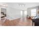 Bright loft features hardwood floors, natural light, and neutral paint colors at 6459 Titania Dr, Indianapolis, IN 46236