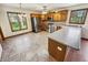 Updated kitchen with stainless steel appliances, tile backsplash, and hardwood cabinets at 6618 Crystal Springs Dr, Avon, IN 46123