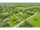 Stunning home nestled in a lush, green neighborhood with mature trees and manicured lawns at 6990 Old Hunt Club Rd, Zionsville, IN 46077