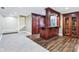 Finished basement with a custom bar and wine storage at 6990 Old Hunt Club Rd, Zionsville, IN 46077