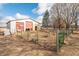 Barn with fenced in pen for animals with room for tools and storage at 7561 N Hall School Rd, Monrovia, IN 46157