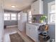 Entryway features functional storage, natural light, and views of the backyard at 7561 N Hall School Rd, Monrovia, IN 46157