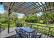 Spacious backyard deck with pergola, grill, and table perfect for outdoor entertaining at 8906 N County Road 1050 E, Brownsburg, IN 46112