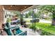 Cozy front porch with comfortable seating, decorative plants, and charming curb appeal at 1030 N Butler Ave, Indianapolis, IN 46219