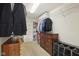 Spacious walk-in closet with ample shelving, drawers, and hanging space for organized storage at 11205 Echo Ridge Ln, Indianapolis, IN 46236