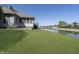 Lawn that leads up to house and lake at 11697 Whisper Bay Ct, Carmel, IN 46033