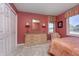 Lovely bedroom featuring carpet floor, window, and lots of closet space at 11697 Whisper Bay Ct, Carmel, IN 46033
