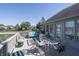 Deck with a seating area overlooks the water at 11697 Whisper Bay Ct, Carmel, IN 46033