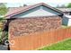 Aerial view of home backyard with a privacy fence at 1355 Ash Ct, Martinsville, IN 46151