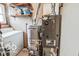 This home features an updated utility room with a new hot water heater and washer and dryer at 1355 Ash Ct, Martinsville, IN 46151