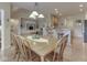 An additional view of the dining room, with access to an open concept kitchen and spacious seating at 1395 Heron Ridge Blvd, Greenwood, IN 46143