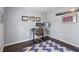 Versatile bedroom featuring a workspace, modern art, and a comfortable atmosphere at 15936 Symphony Blvd, Noblesville, IN 46060