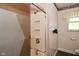 Enclosed shower and standard fixtures in this full bathroom provides functionality at 2220 Radcliffe Ave, Indianapolis, IN 46227