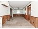 Spacious living room with wood trim and carpet flooring at 2220 Radcliffe Ave, Indianapolis, IN 46227