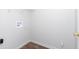 Utility closet featuring hookups for a washer and dryer at 308 Creekstone Ct, Indianapolis, IN 46239