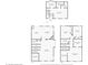 Detailed floor plan of home layout featuring bedrooms, bathrooms, living spaces, and kitchen at 3546 Golden Gate N Dr, Carmel, IN 46074