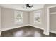 A charming bedroom with natural light and modern ceiling fan fixture at 364 Congress Ave, Indianapolis, IN 46208