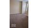 This carpeted bedroom is ready for your personal touch at 4070 Presidio Cir, Indianapolis, IN 46235