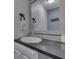 Clean bathroom featuring stylish mirror, counter and cabinet at 4759 Silver Hill Dr, Greenwood, IN 46142