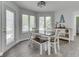 Bright dining room features ample seating and natural light at 4759 Silver Hill Dr, Greenwood, IN 46142