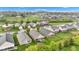 An aerial view of homes with manicured lawns in a suburban neighborhood showcasing curb appeal at 4809 Ozark Ln, Indianapolis, IN 46239