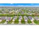 Panoramic aerial shot showcasing a community with lush greenery and picturesque homes at 4809 Ozark Ln, Indianapolis, IN 46239