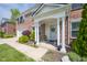 Beautiful front porch, pillars and landscaping with stone detail at 5422 Portman Dr, Noblesville, IN 46062