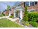 Close up of the front porch showing the beautiful landscaping at 5422 Portman Dr, Noblesville, IN 46062