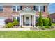 Inviting front porch with classic columns and decorative details at 5422 Portman Dr, Noblesville, IN 46062