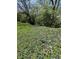Lush, private backyard filled with flowers at 5822 W 62Nd St, Indianapolis, IN 46278